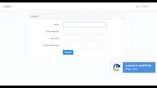 How to install Invisible reCAPTCHA Google for the Laravel 6/7 registration form / Laravel 6/7 Auth