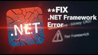 To Run This Application You First Must Install One of the Following .NET Framework Download
