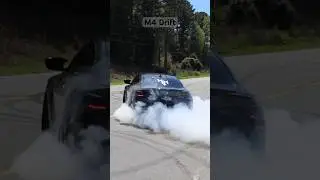 M4 does MASSIVE Drift leaving a Car Meet!! #automobile #cars