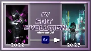 MY ROBLOX EDIT EVOLUTION (element 3d) || Auraxs4l