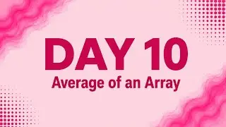 Average of Array Elements in Java | Arrays in Java | DSA Basic to Interview Level| Telugu
