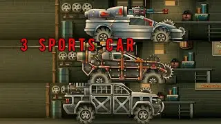 3 Sport cars turn into armored car earn to die 2