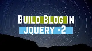 Posts Listing page in Blog jQuery - Part 2
