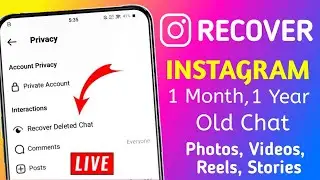 How To Recover Deleted Chats on Instagram | Recover Instagram Deleted Chats (100% WORKING)