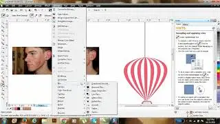 How to Create Glowing Lines on Portrait Image - Coreldraw Easy Tutorial