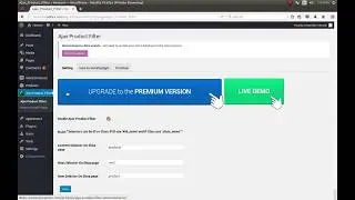 How to set up ajax product filter in woocommerce