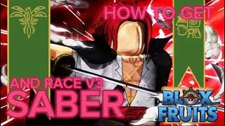 HOW TO GET SABER AND RACE V3 IN BLOX FRUITS [NEW GIVAWAY]