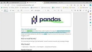 what is pandas #pandas #api #python