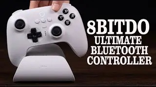 8BitDo Ultimate Bluetooth Controller Features 2.4G Adapter for Switch, Windows PC, iOS & Android