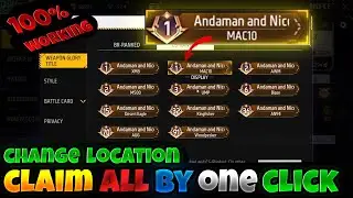 How to change location in free fire weapon glory weapon glory kaise badhaye glory leaderboard change