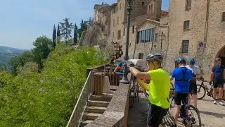 Ride 170 - Climbing to the 10th century hilltop town of Montone, Italy
