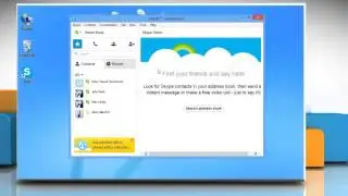 How to adjust the volume of speaker and microphone in Skype® on a Windows® 8 PC