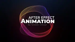 Gradient Typography Animation in After Effects 2020 - (No Plugins Needed)