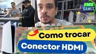 Ps5 não aparece imagem na tv | Como trocar conector HDMI PS5