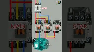 Power wiring Connection of Star Delta Starter 