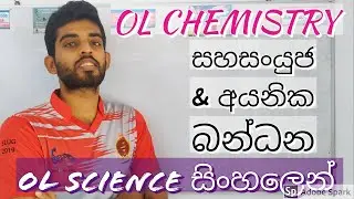 OL Science Sinhala | රසායනික බන්ධන​ - ​අයනික හා සහසංයුජ බන්ධන ​(Chemical Bonds) | Grade 10 Science