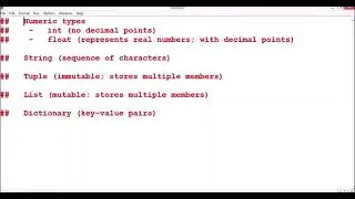05-Introduction to standard types in python