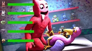 [SFM FNaF] Top 5 Garten of Banban vs FNaF WITH Healthbars #5