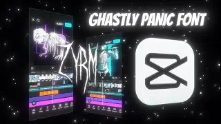 How to get GHASTLY PANIC FONT in mobile CAPCUT - Trending Font | Laptop/Computer Required