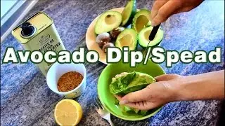 How to make Avocado Dip Spread Salsa | HappyFoods