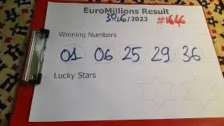Euro Millions Results Today 06/30/2023 - Euro Millions Results #1646