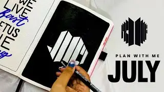 July Plan With Me | BTS Proof #MyBTSStory#Proof