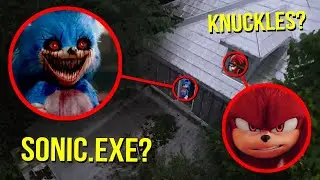 DRONE CATCHES SONIC.EXE AND KNUCKLES AT ABANDONED SECRET HEADQUARTERS!! (THEY CAME AFTER US!!)