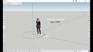 Circle by diameter | SketchUp Free / Shop