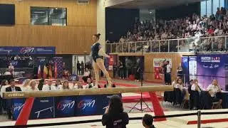 Djenna Laroui (FRA) - 12,350 Beam - French Olympic Trials Haguenau July 2024