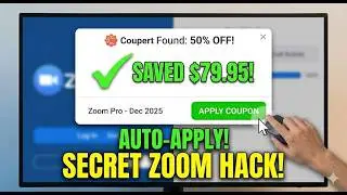 How to get Zoom Pro coupon automatically 2025