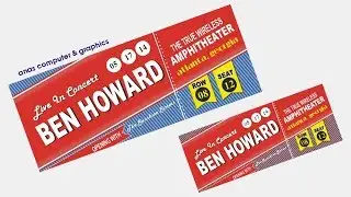 How to Create a Custom Concert Ticket in CorelDRAW