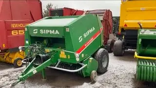Рулонный Sipma PS1210 classic. Обзор пресс-подборщика.