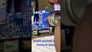 black pasted ic remove easy