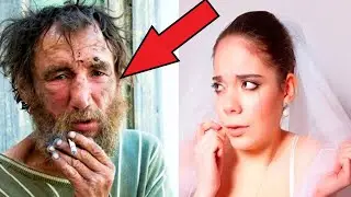 A homeless man came to the wedding, but when he took the microphone, something amazing happened!