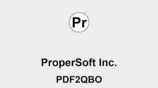 PDF2QBO (Windows): Convert PDF to QBO and import into QuickBooks