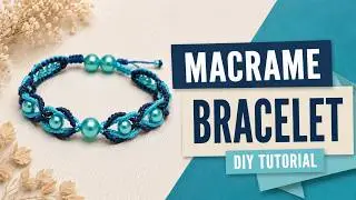 БРАСЛЕТ МАКРАМЕ. MACRAME BRACELET.