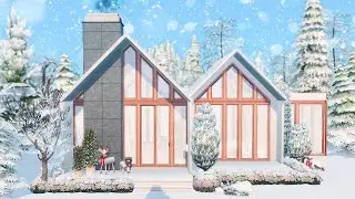 The Sims 4 - Winter Wonderland Holiday Home 🎄Speed Build