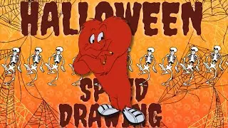 "Spooky" Speed Drawing 🎃👻