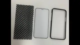 how to install VMAX iphone12 pro full cover tempered glass screen protector installation video