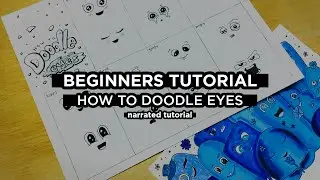 DOODLE TUTORIAL: How To Doodle Eyes | Tips for Beginners