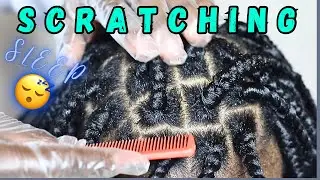 Detailed ASMR | Scalp Check and Massage | For Anxiety and Sleep | Sounds for Sleeping | No talking