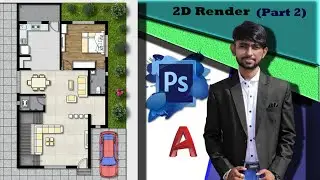 How To Render 2D Floor Plan In Photoshop || Architectural Plan Rendering || PART 2