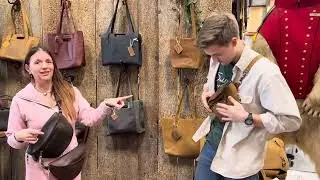 Tumbled Leather Fanny Bag UNISEX