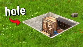 I Spent 10 Hours Living in a Hole in Rust