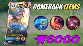 COMEBACK ITEMS❗NATAN IS THE MOST DEADLY HERO IN LATE GAME🔥