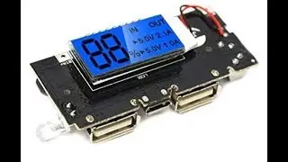Dual USB 5V 1A 2.1A Power Bank Charging Module Circuit  With Digital Dispay | Creative Abhishek