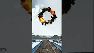 Plannet vfx at Railway Station ७ #shorts #shortsfeed #shortfilms #ytshorts #trendingshorts #vfx #3d