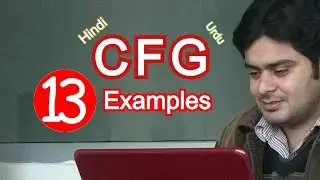 13 Examples of CFG (Context Free Grammar Theory of Automata)