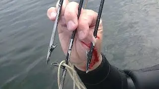 Как подводный охотник себе руку прострелил?