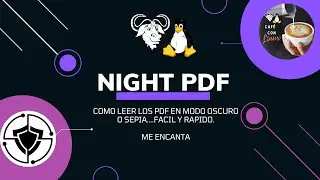 Como ver los pdf en modo oscuro? 